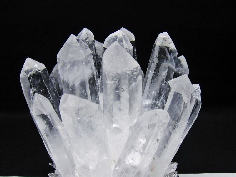 水晶 クラスター 水晶 原石 台座付属 一点物 182-8638 | 天然石