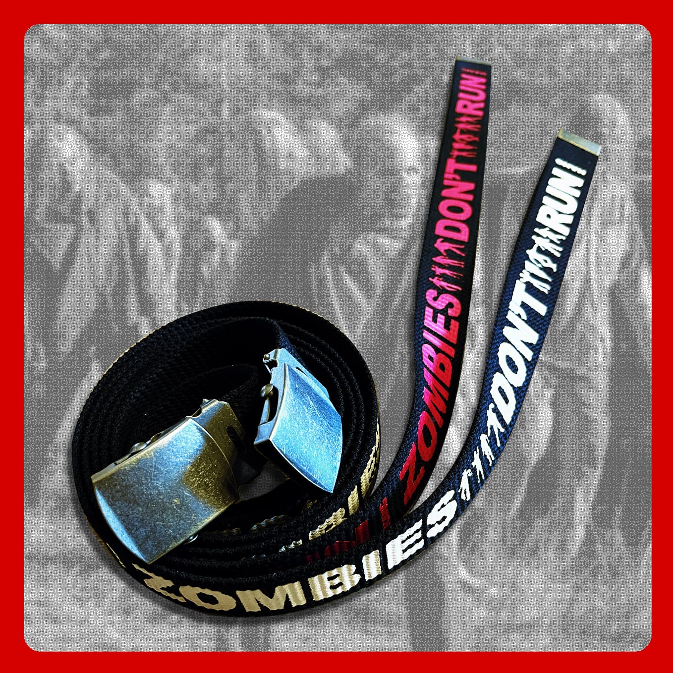 【HANG】ZOMBIES DON’T RUN  G.I.belt