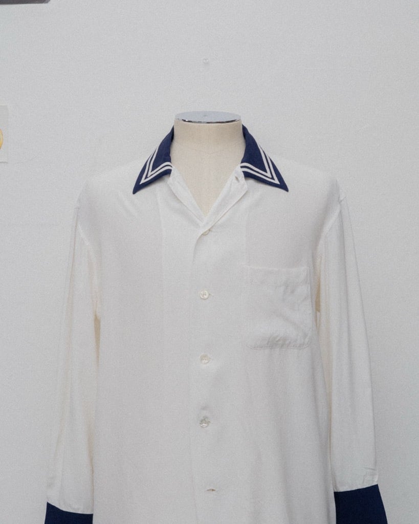 1990s equipment Rayon O/P shirt made in France | Memory Memento