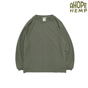 A HOPE HEMP アホープヘンプ STG-018NC レギュラーL/S Tシャツ 長袖Tシャツ ヘンプ55% オーガニックコットン45% 10オンス メンズ Olivia