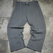 side line wide thermal easy pants
