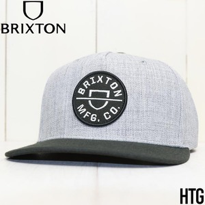 BRIXTON ブリクストン CREST C MP SNAPBACK CAP スナップバックキャップ 帽子 BLK 日本代理店正規品