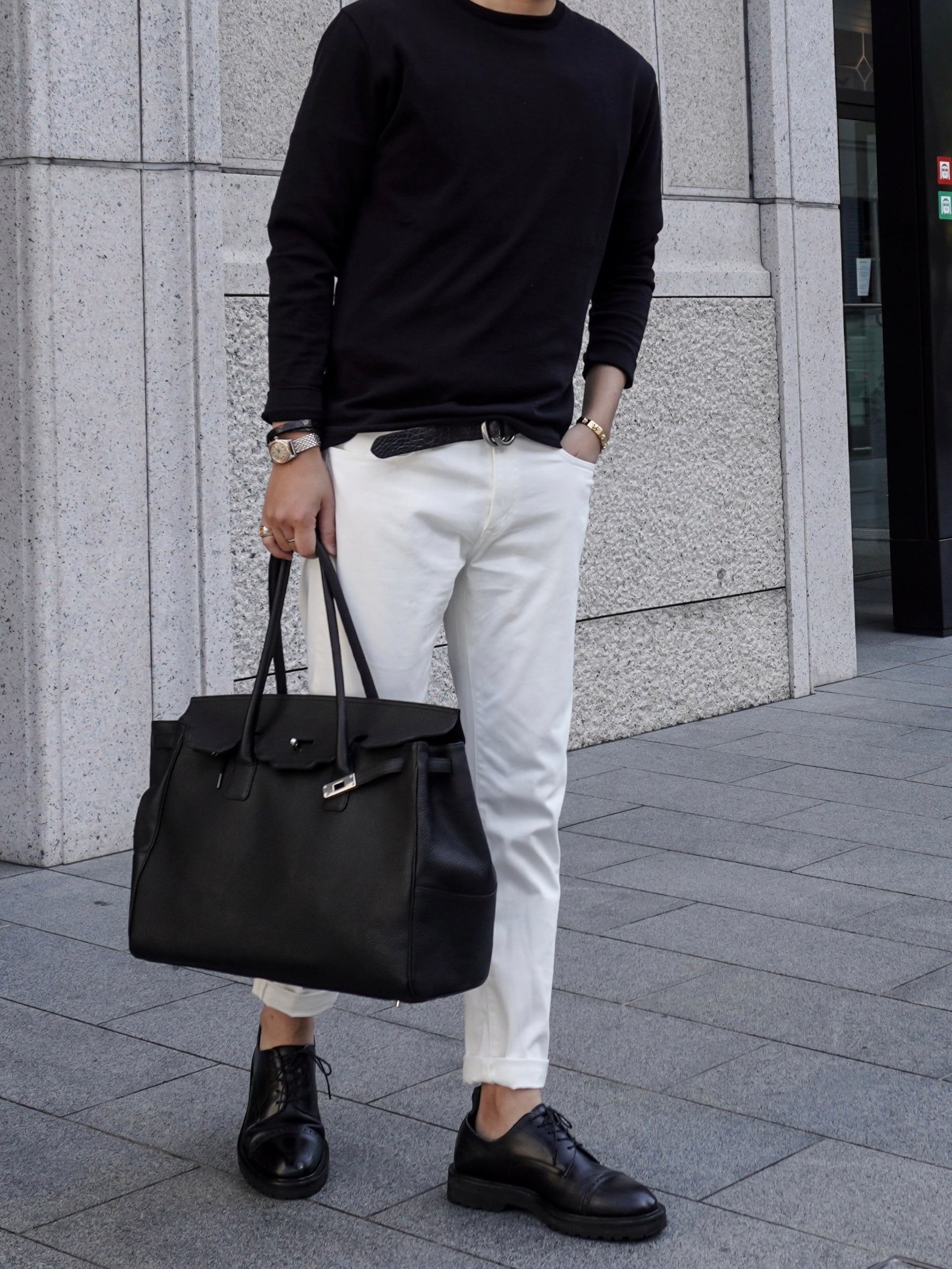 A-croire Grand Italian Leather Totebag | EUROKENVY®︎