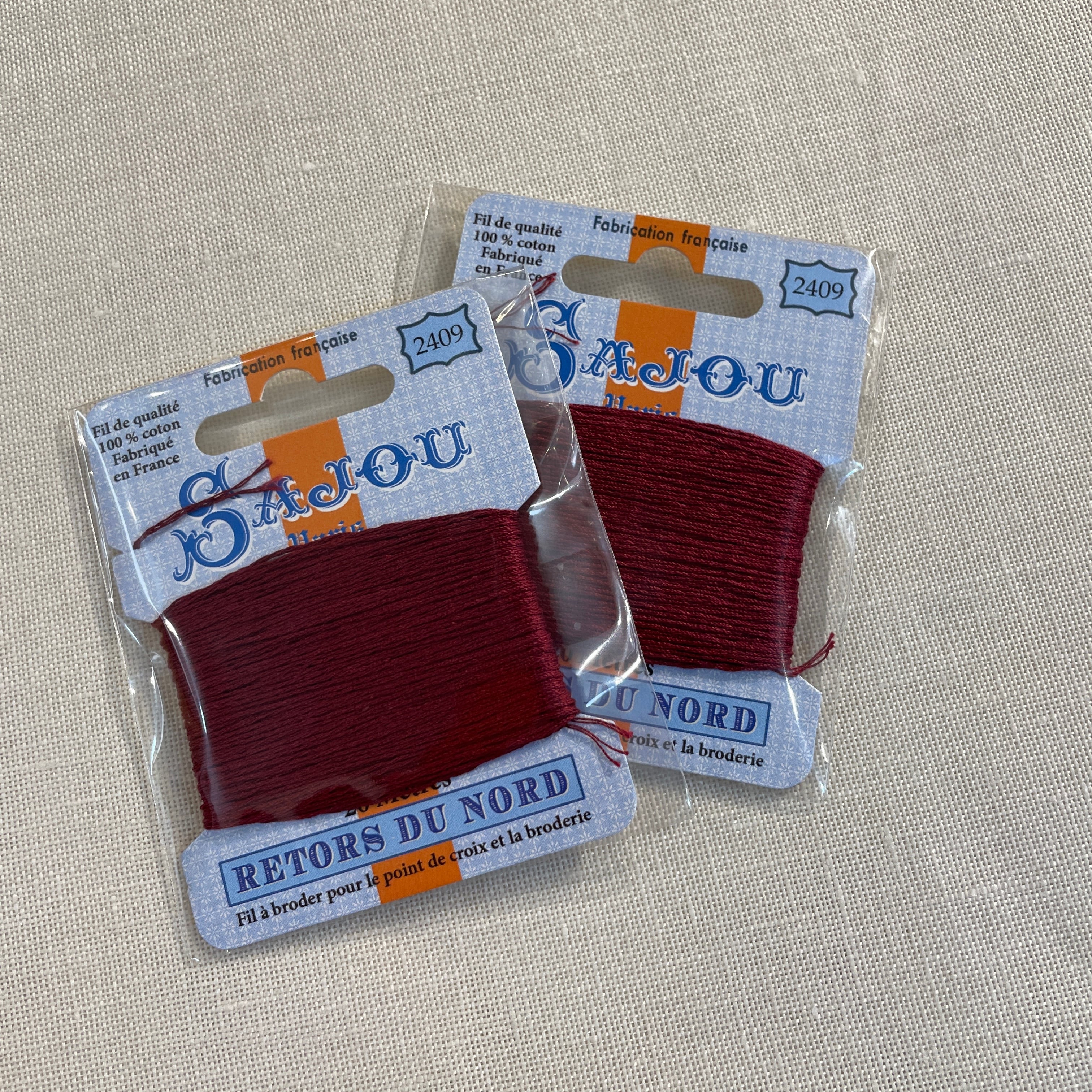 Sajou・サジュー / RETORS DU NORD 2409col. / クロスステッチ、刺繍用
