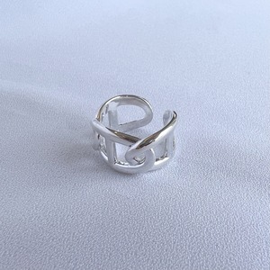 [ aura ] silver925 ladder line ring