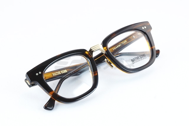 NATIVE SONS メガネ Kowalski CMB Col.Gasoline PM-027F ウェリントン フォックス コンビネーション コワルスキーコンビ ネイティブサンズ 鯖江 日本製 正規品-4枚目