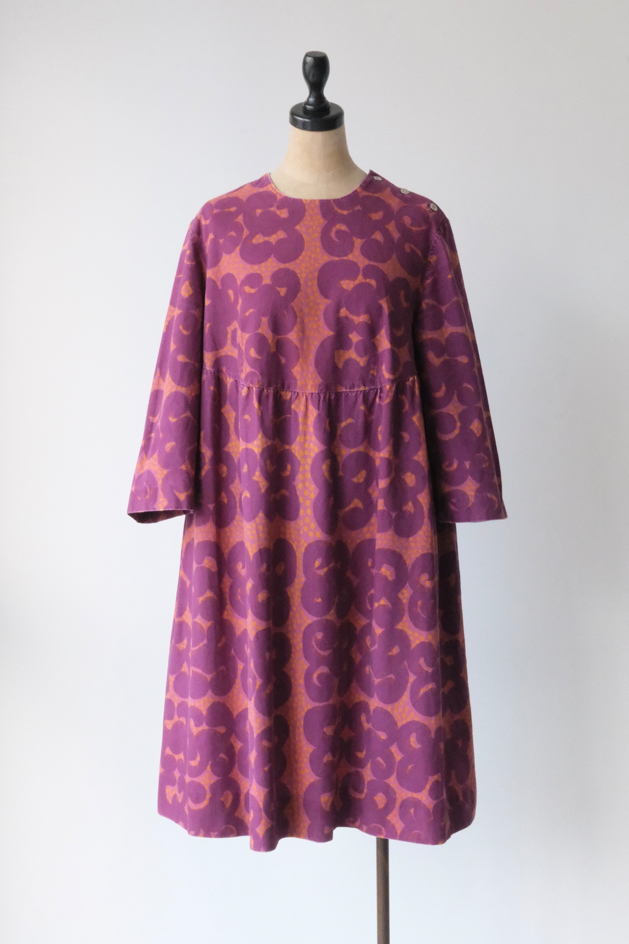60's Marimekko Tarha print midi dress