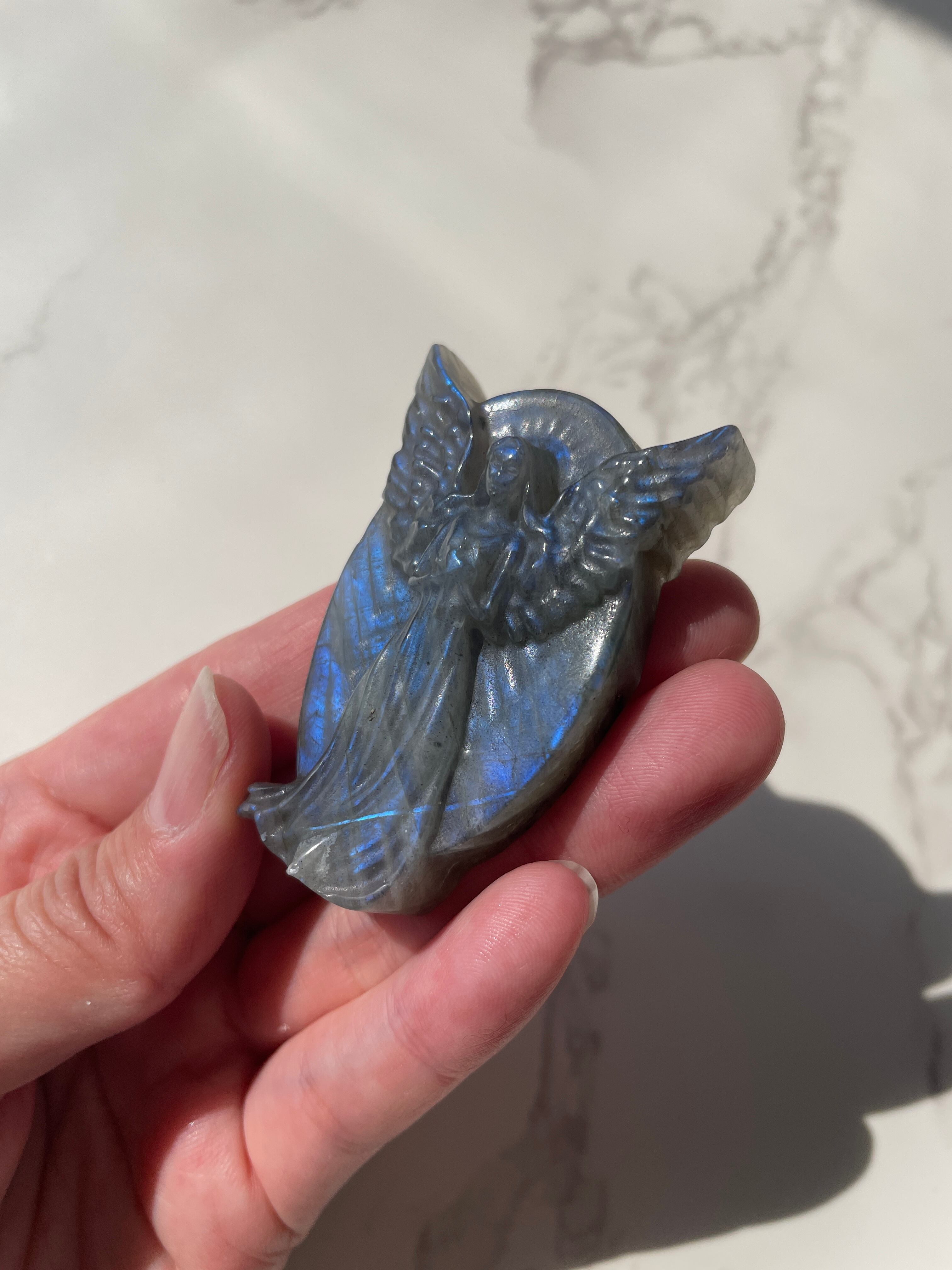 エンジェルストーン【ラブラドライト②】 Labradorite・Angel・ラブラドライト・エンジェル | RengeZa・Crystals