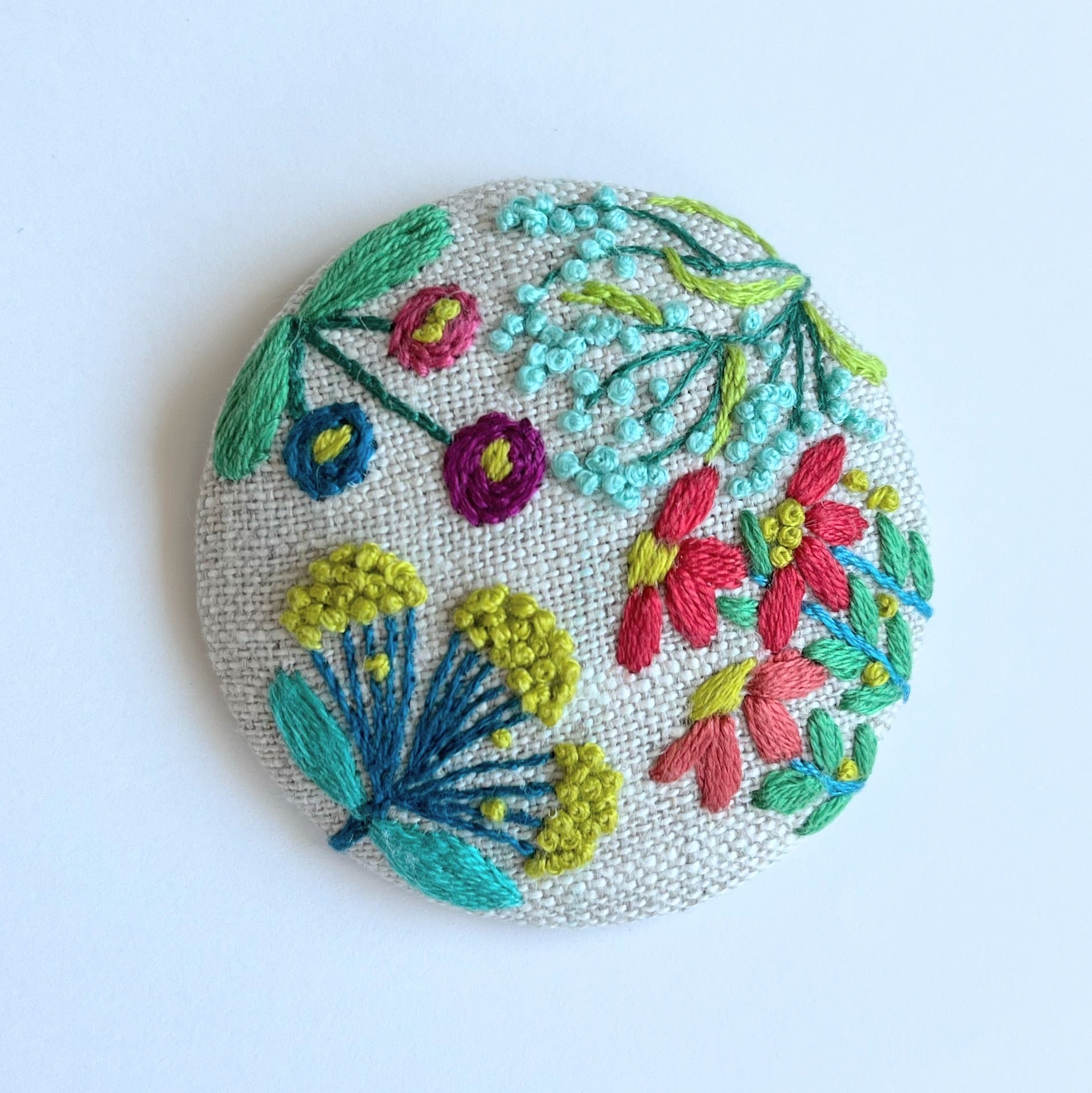 草花の刺繍ブローチ【botanical】#181 | j.couture