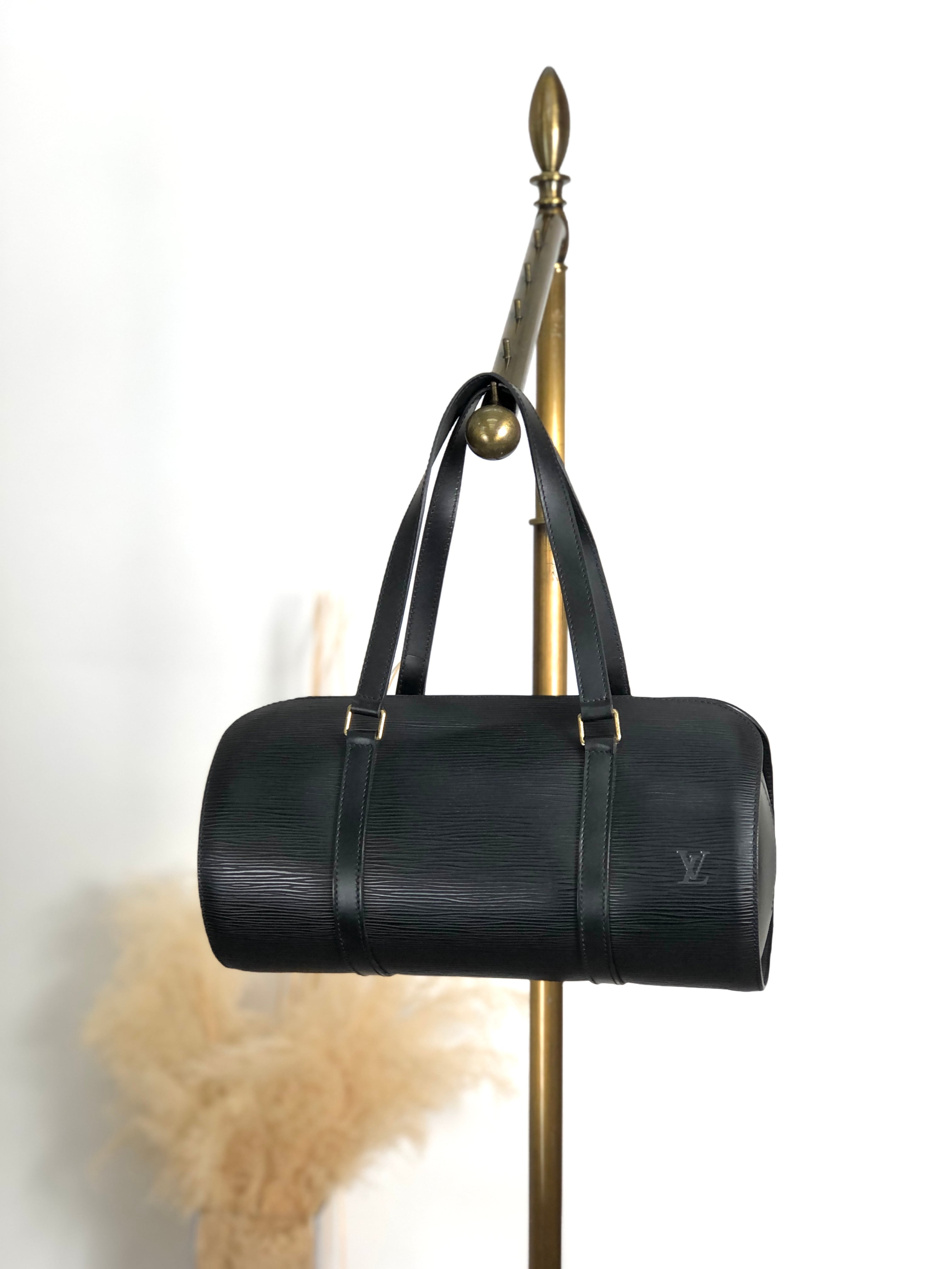 LOUIS VUITTON ルイヴィトン エピ ハンドバッグ ブラック レザー