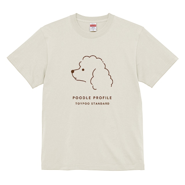 POODLE PROFILE|Tシャツ