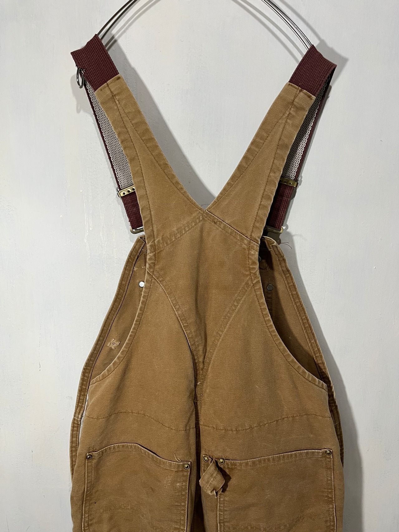 90's~ Carhartt Duck Double Knee Overall【35×28】
