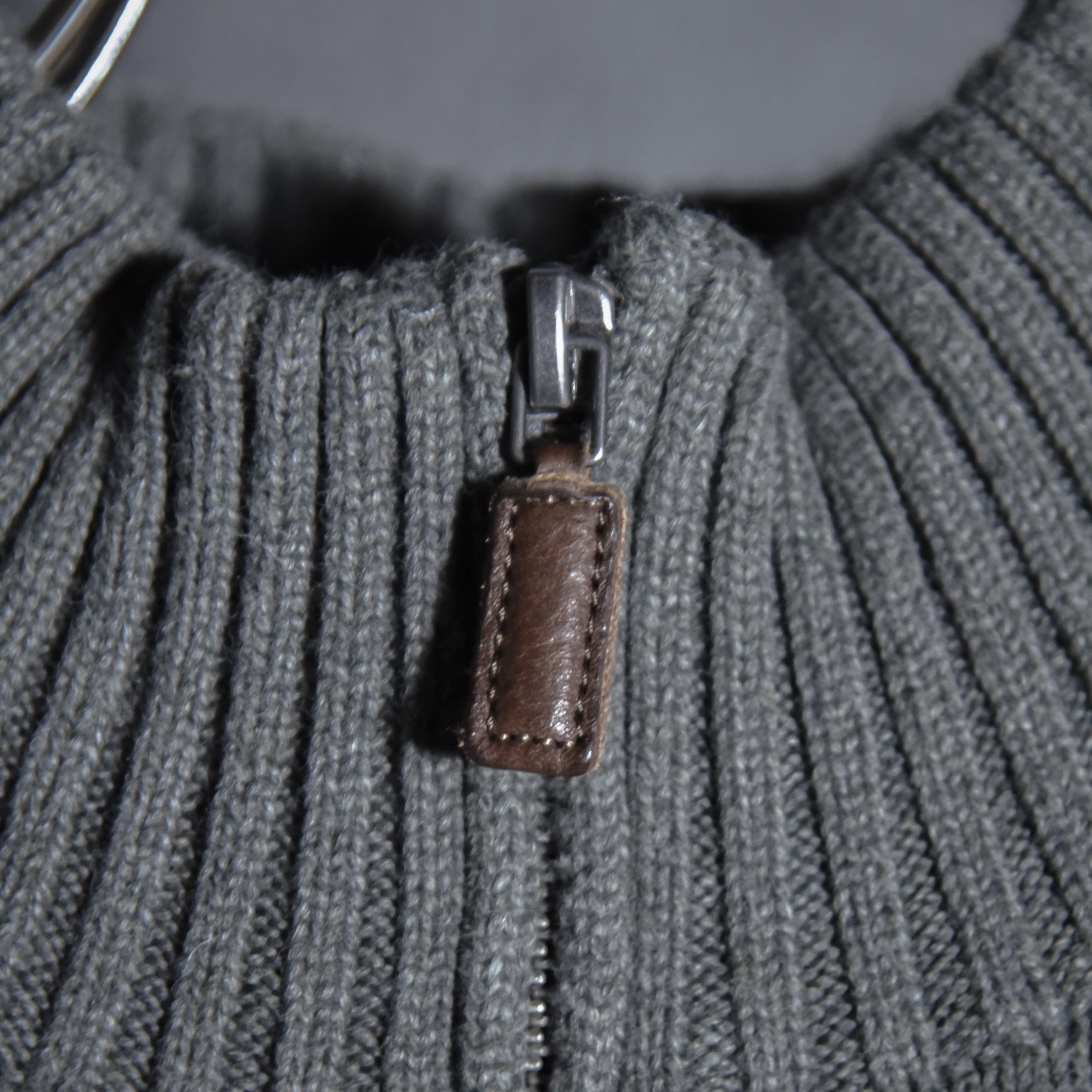 90s Ralph Lauren Half Zip Cotton Knit Sweater ラルフローレン