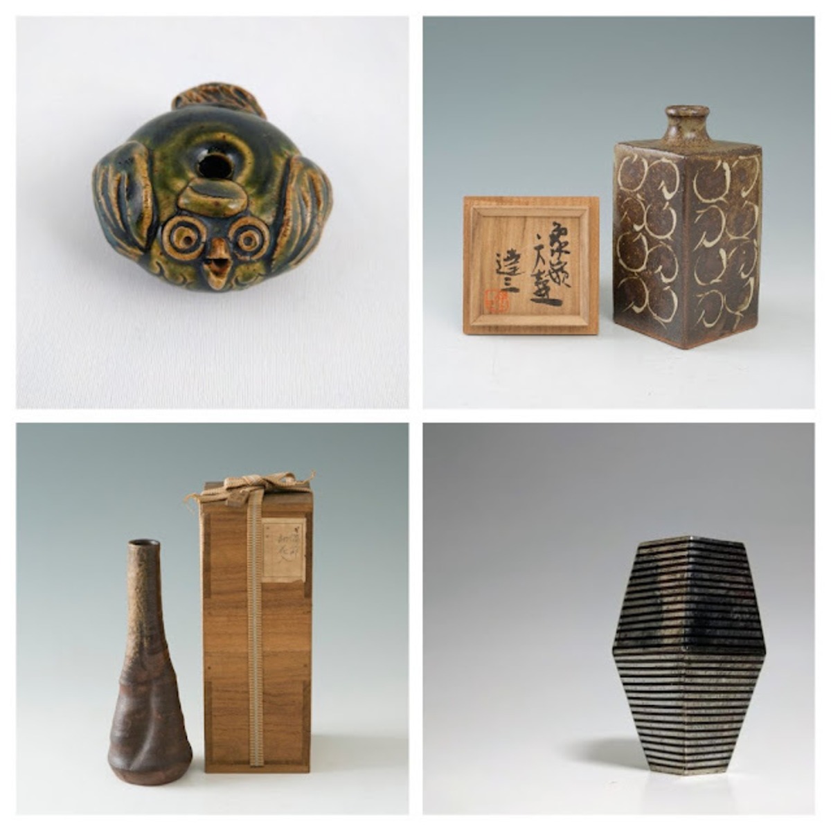 archive vol.21】日本の陶芸 置物 近代陶芸 現代陶芸 作家物 人間国宝 