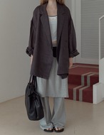 【26ss】Over-fit Linen 100％ Summer Jacket_4colors