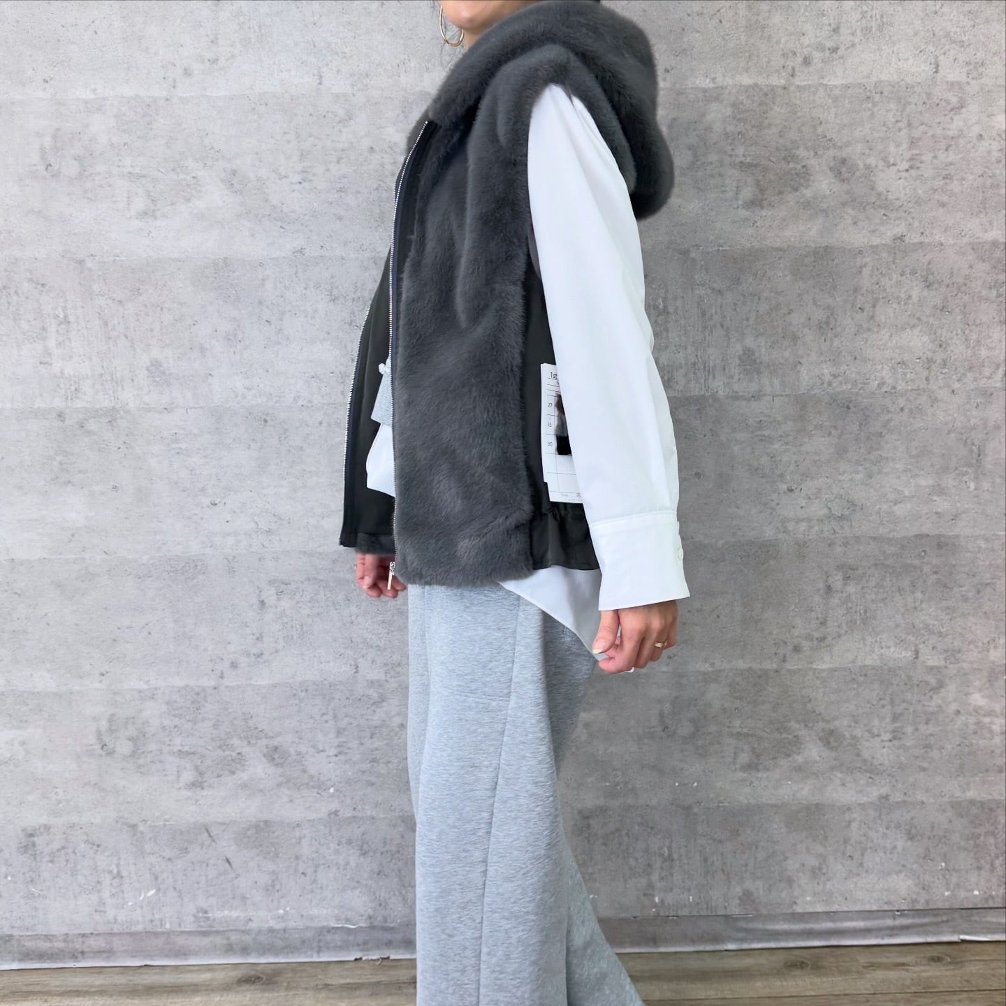 専用★新品♡anna Kerry♡ファーベスト♡送料込み アンナケリー Annakerry HOOD FUR VEST | Sister by ParisLagar