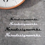 【neru design works】カッティングステッカー真空管 ver. ブラック19cm