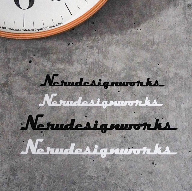 【neru design works】カッティングステッカー真空管 ver. ブラック19cm