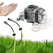 YIBOOOM 草刈機 刈払機 燃料ライン用 燃料ライン交換 燃料ライン2個 プライマリーポンプ4個 交換用部品 取り付けが簡単 草刈り機 部品(1)