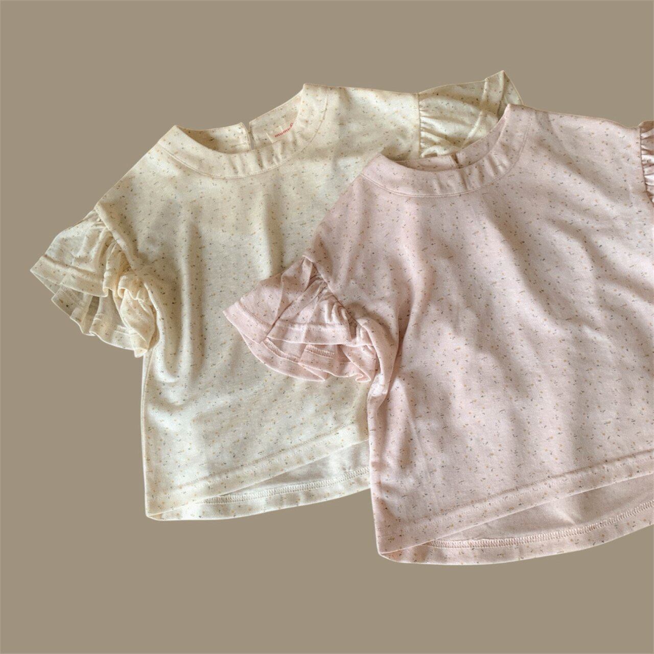 «予約»«mumu&baba»«ジュニアサイズあり» デイズフリルトップス 2colors