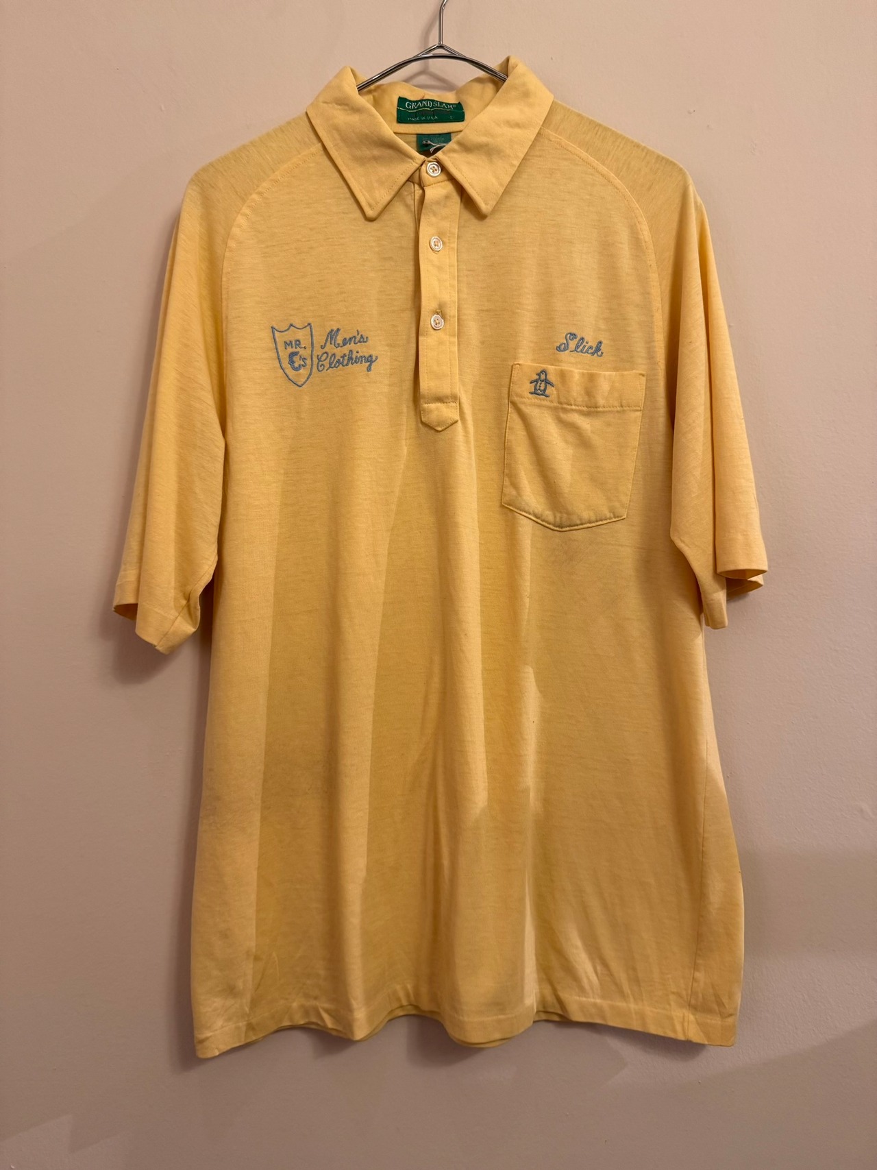 GRAND SLAM by MUNSINGWEAR イエローポロシャツ