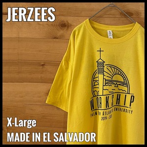 【JERZEES】カレッジ Tシャツ パームビーチアトランティック大学 半袖 X-Large ビッグサイズ  US古着 アメリカ古着