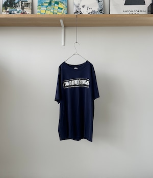 -COLLISION- Vintage 90s L Print T-shirt made in USA