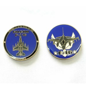 米空軍 F-16 ファルコン メダル チャレンジコイン 「燦吉 さんきち SANKICHI」