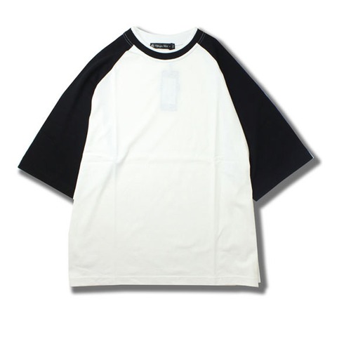 Audience ＜OffWhite＞ オーディエンス 日本製 Tシャツ 丹後 度詰天竺 6オンス 2トーンネック ハーフスリーブ BBアンダー Tシャツ MADE IN JAPAN