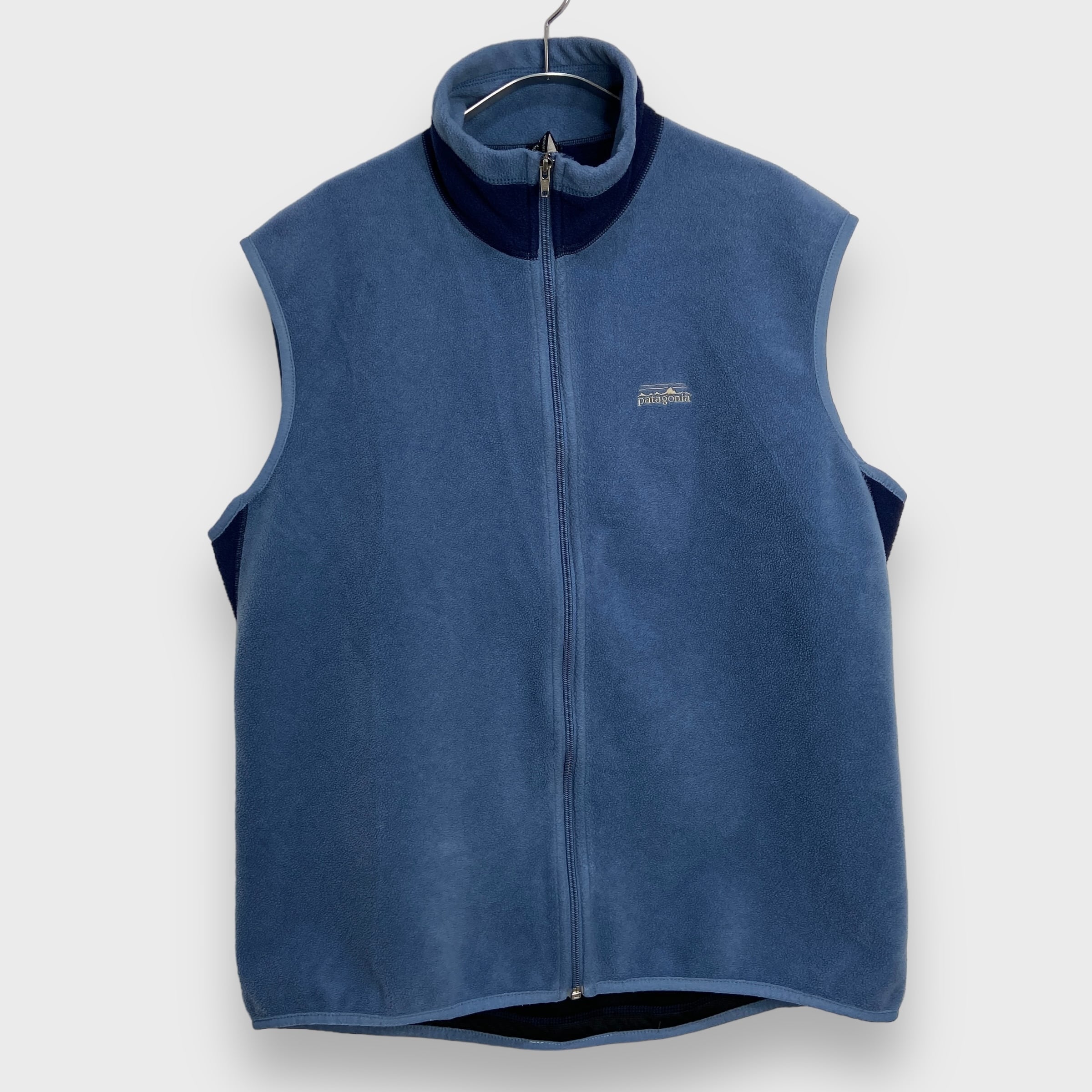 patagonia USA製 パタゴニア フライヤーフリースベスト 青系 L patagonia USA製 パタゴニア フライヤーフリースベスト 青系 L