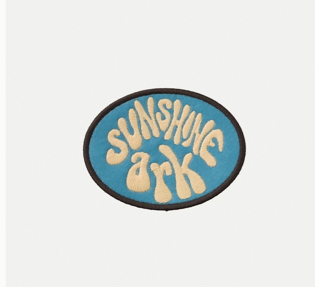 Nudie jeans 2022 SUMMER COLLECTION Woven Patch Sunshine Ark Blue/Beige ワッペン