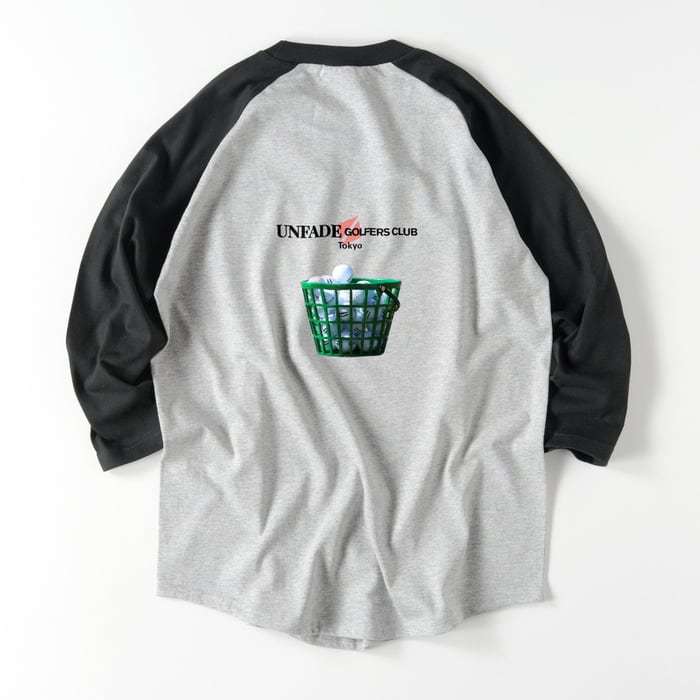 天使バックプリント7分袖ラグランTシャツ 杢グレー | PAY ID