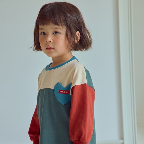 FIRST BLUE［取寄］vintage heart pocket tee 26autumn