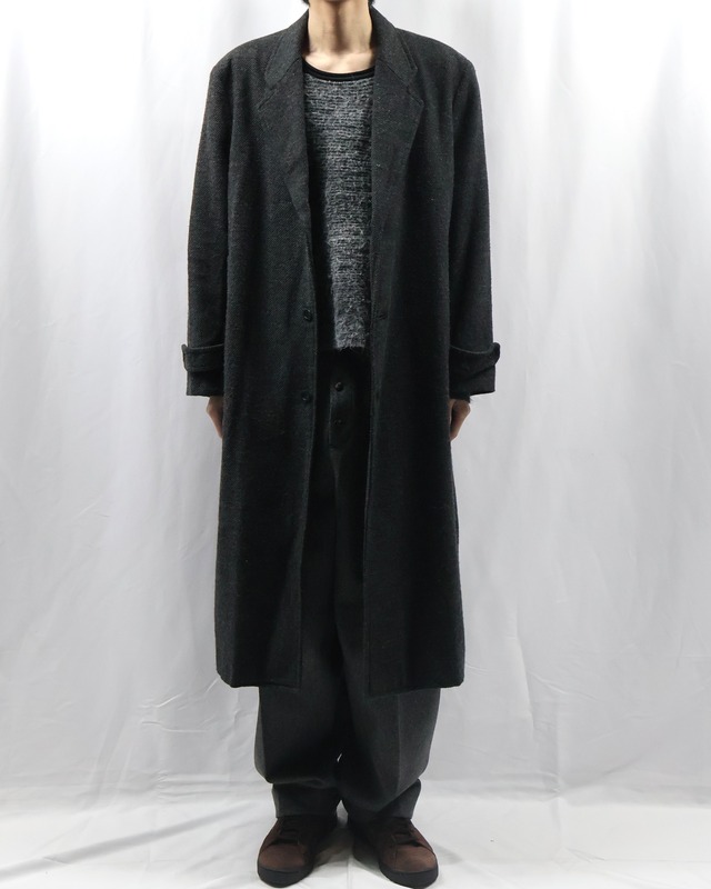 3B single breasted tweed coat