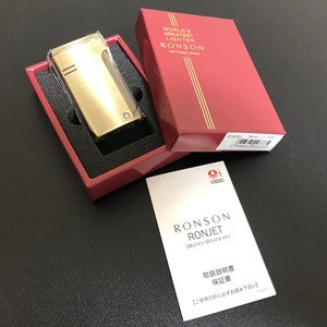 【即納】RONSON ロンソン RONJET ロンジェット R29-0001 ブラスサテン ライター 正規品 メール便送料無料