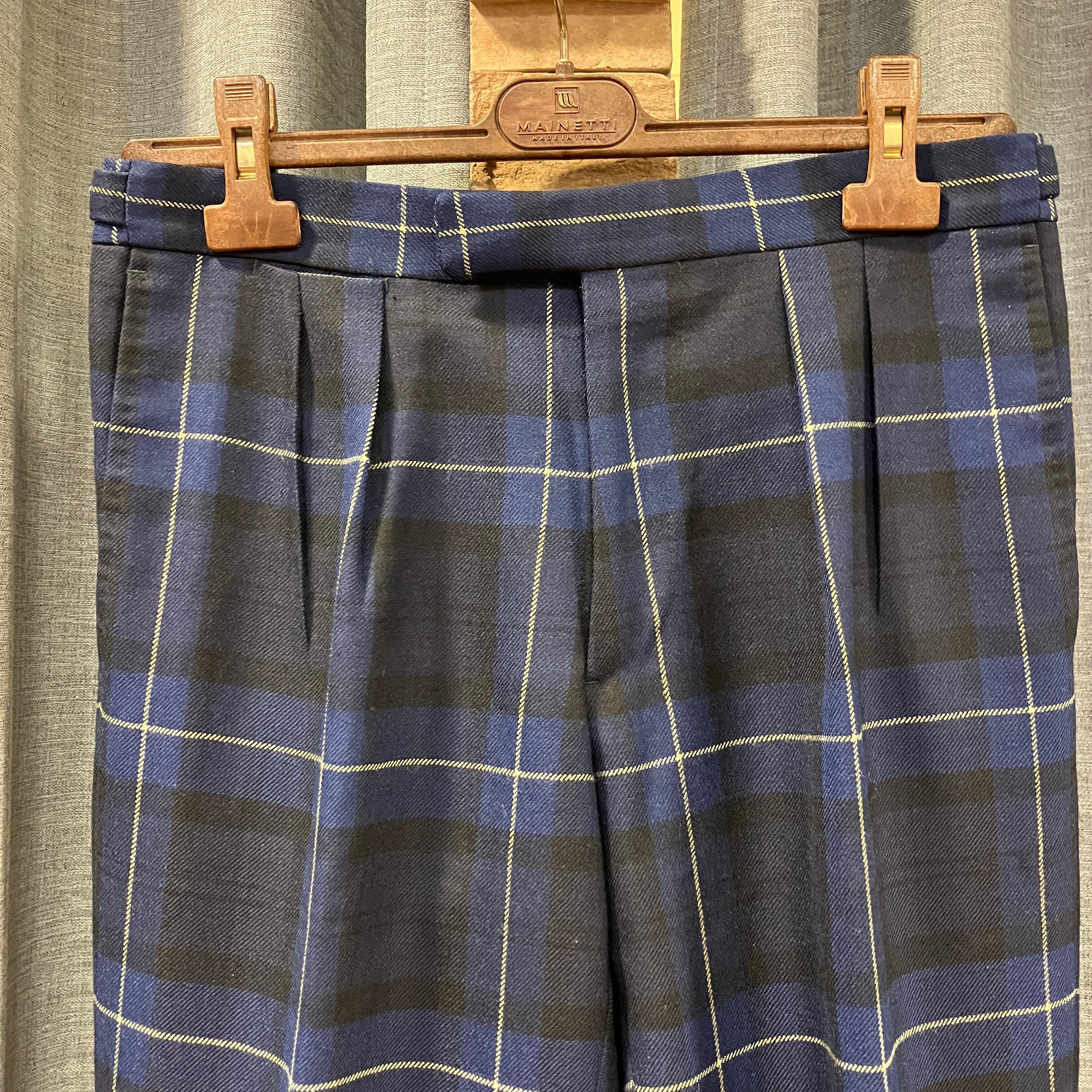 BERNARD ZINS CHECK SLACKS《42》 | safarionline