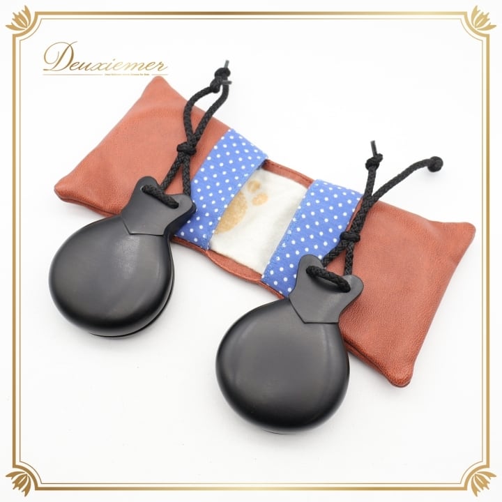 フラメンコ パリージョ カスタネット HERNANDEZ ブラック系 黒 小物