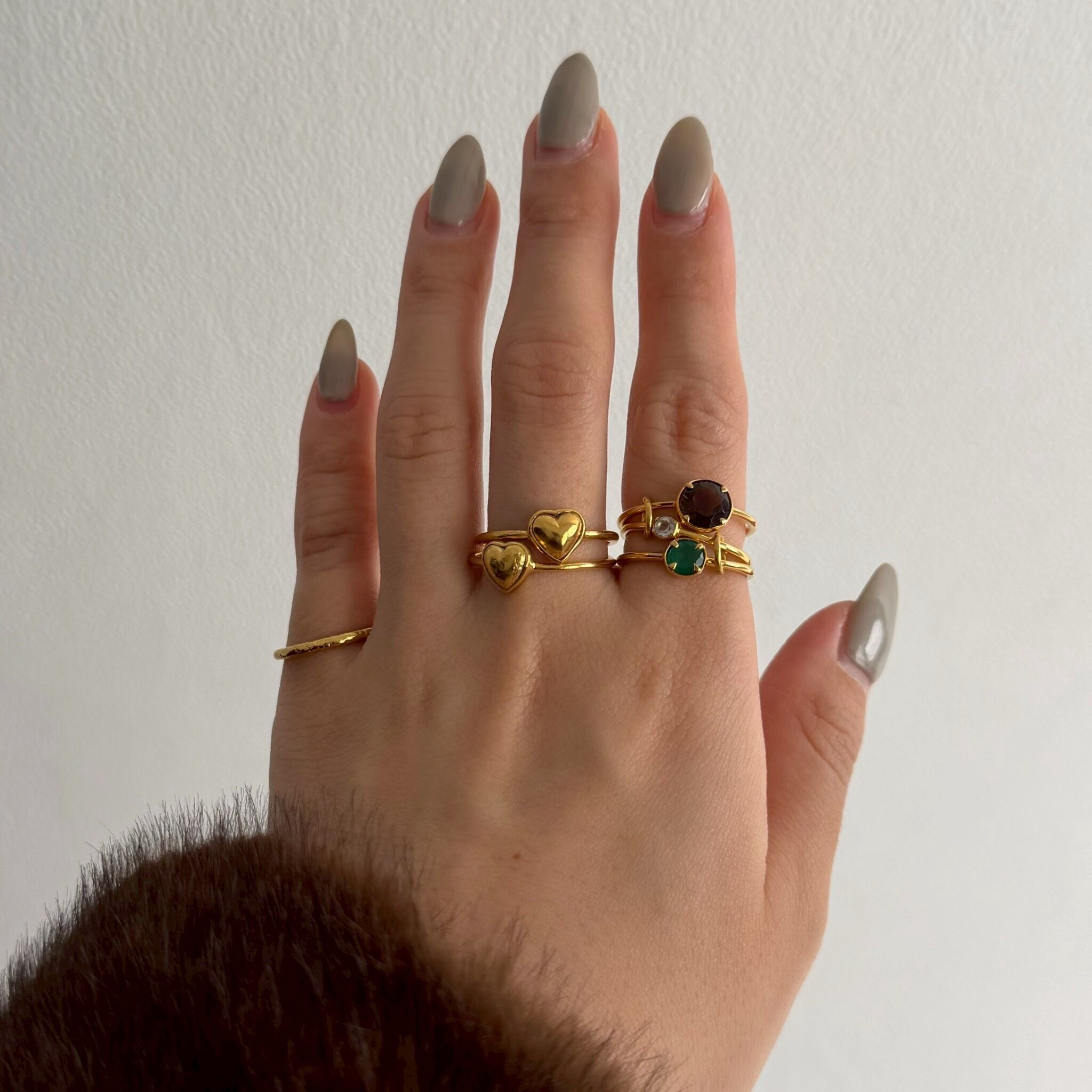 triple mygem ring（K18 coating ver.） | nanagu