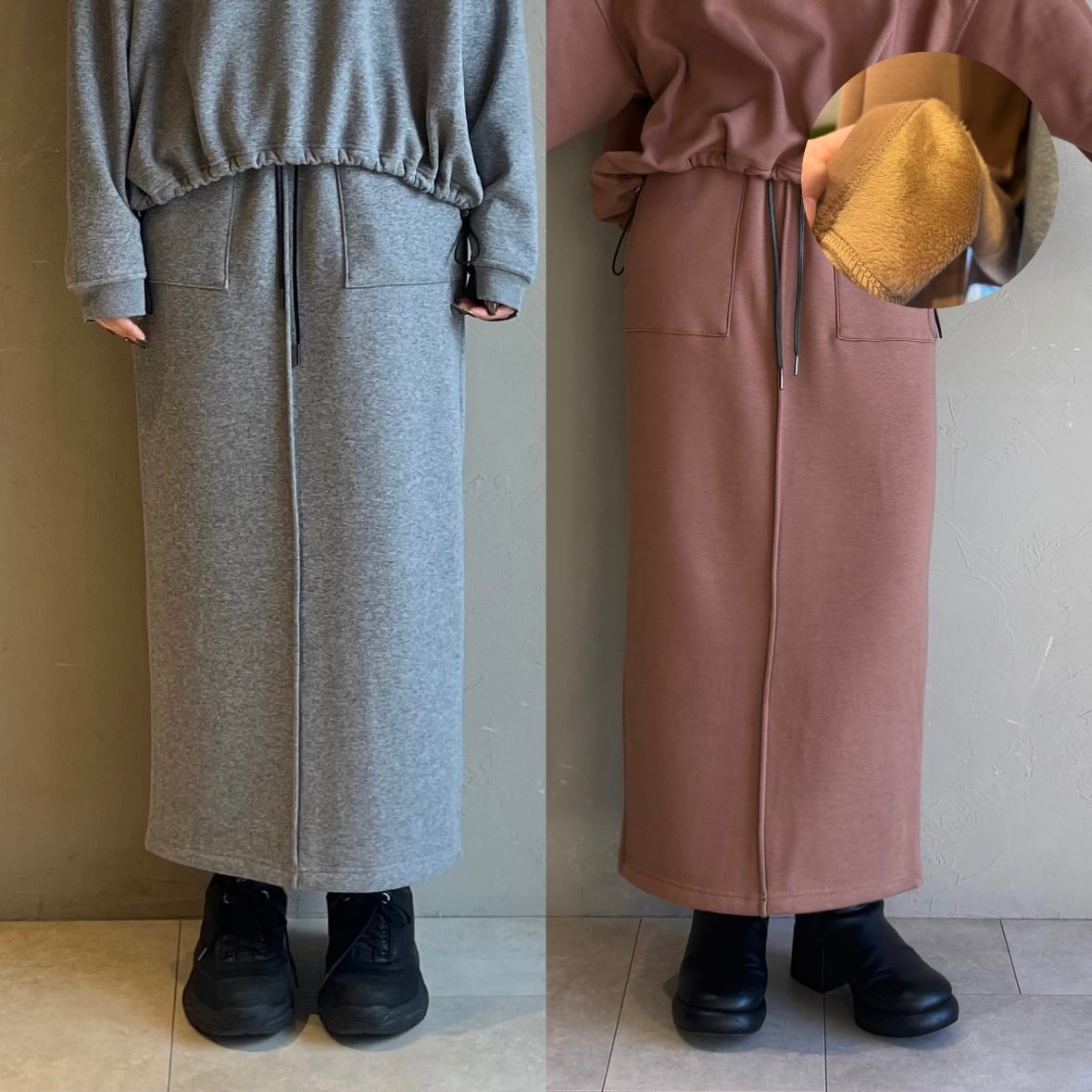 CLOCHE 】裏起毛タイトスカート | valance 福井｜レディース セレクト