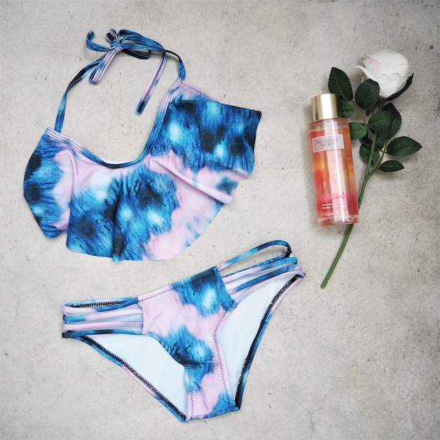 Tie-dye Bikini《PNK×BLU》18389341-A111