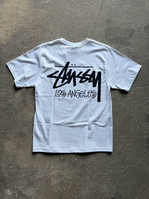 STUSSY Los Angeles S/S TEE (white)