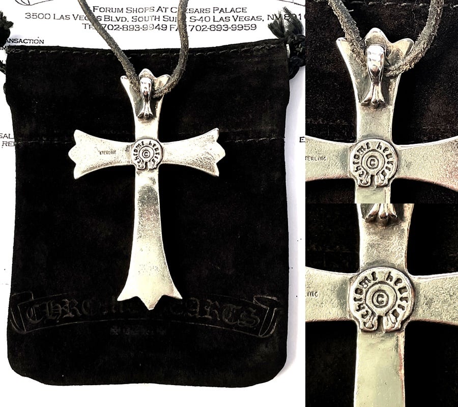 クロムハーツ CHROME HEARTS CHクロス ラージ ペンダント ネックレス