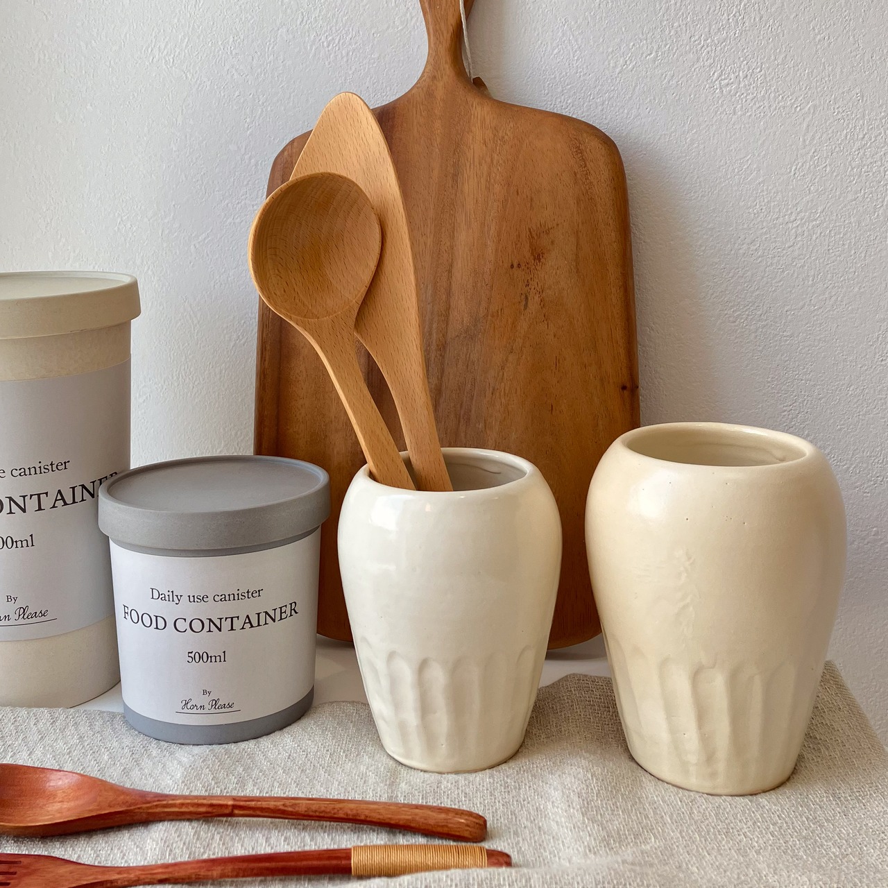 益子焼キッチンツールスタンド（小）