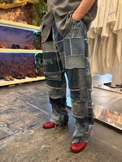 patchwork denim