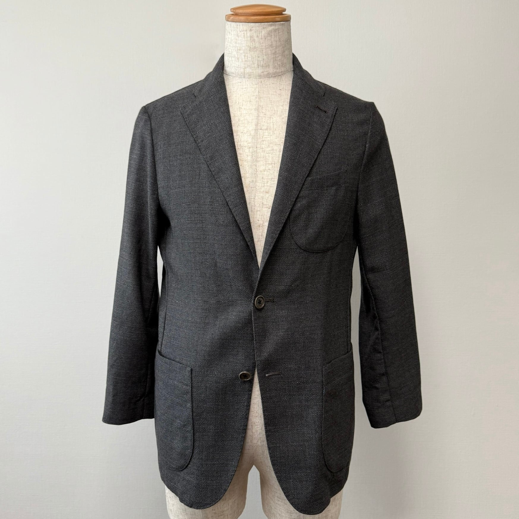 BEAMS購入　SACCOフランネルテーラードジャケット　46 ブラウン BEAMS購入 SACCOフランネルテーラードジャケット 46 ブラウン BEAMS