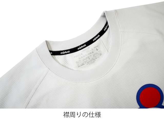 HP-DRY 半袖Tシャツ - エムドットアウトライン - WHITE