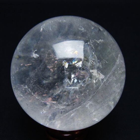 水晶 丸玉 55mm スフィア 置物 水晶玉 一点物 151-8947