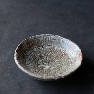 井上茂　SHIGEU INOUE　印花三島　小皿　no.30b