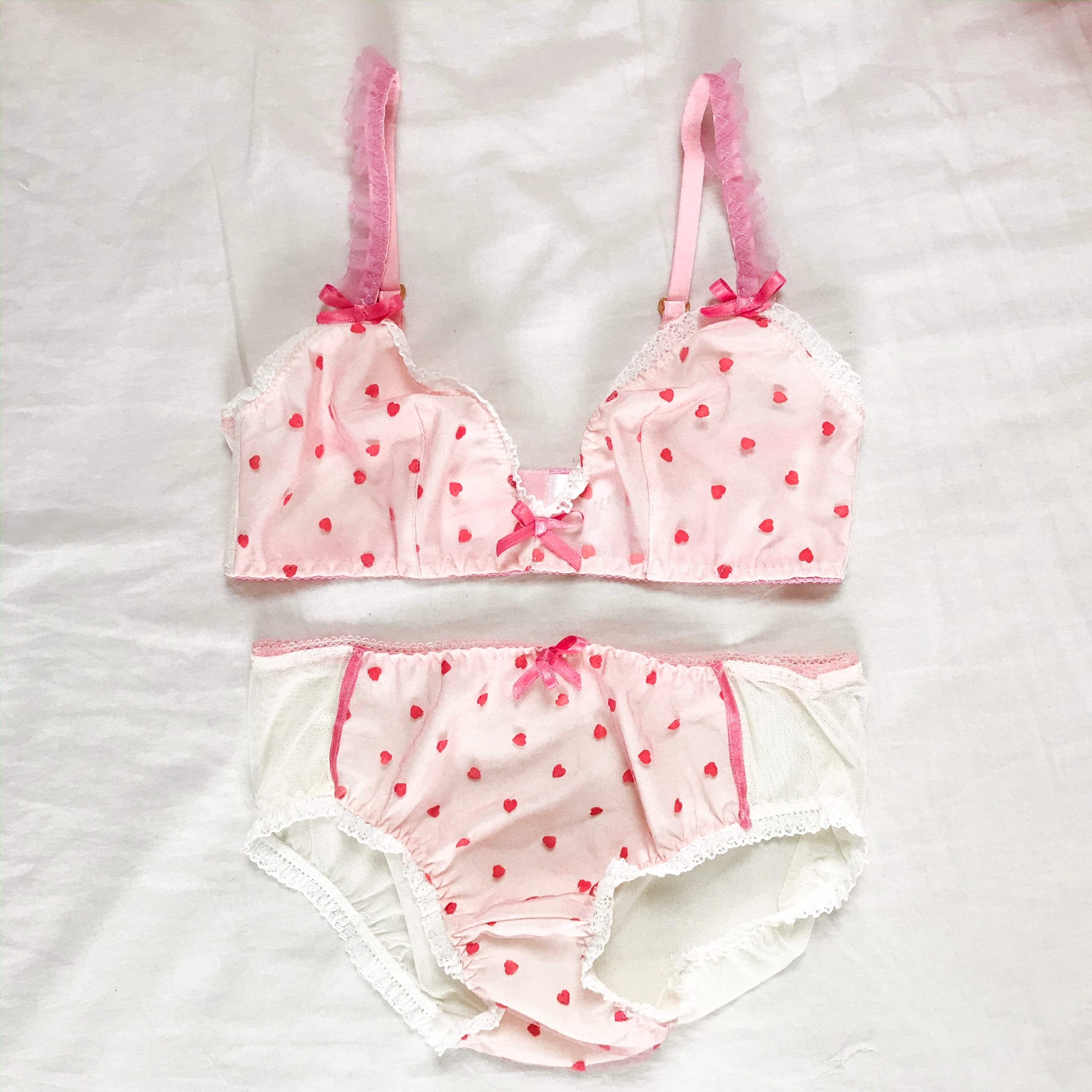 VALENTINE LINGERIE SET バレンタイン ランジェリーセット | NAGISA