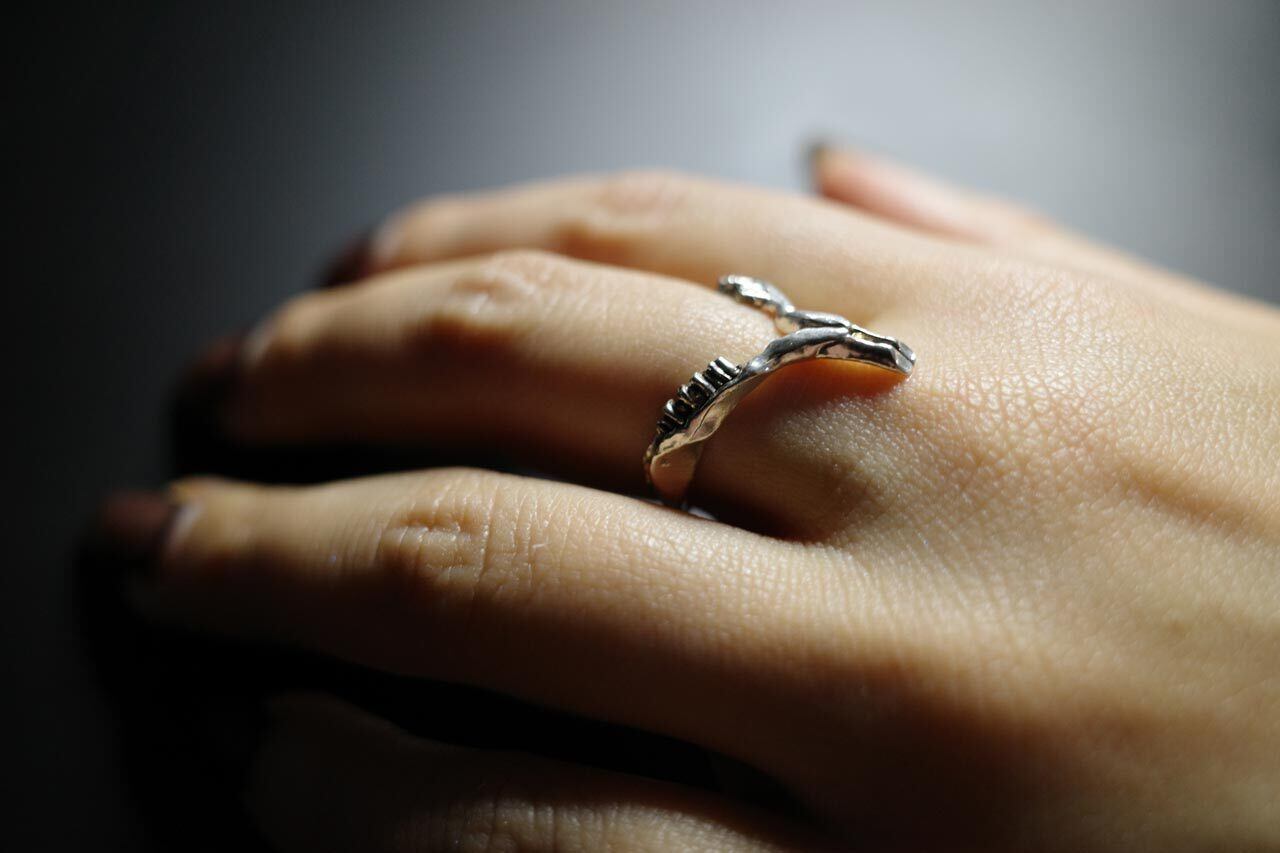 完売 ego エゴ 傲慢 シルバー925 脊椎モチーフリング 完売 ego エゴ 傲慢 シルバー925 脊椎モチーフリング 卒爾 | ego 完売